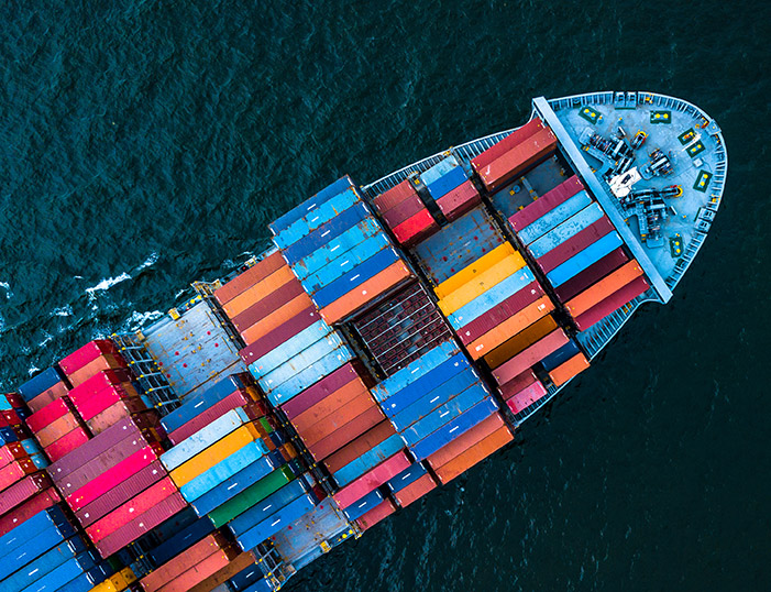 Containerhandel frakt