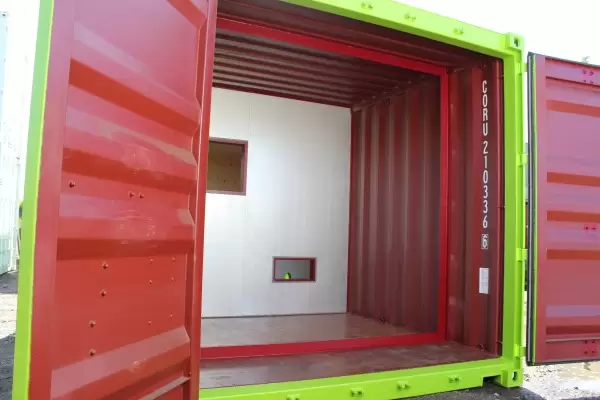 En specialcontainer från Caru.