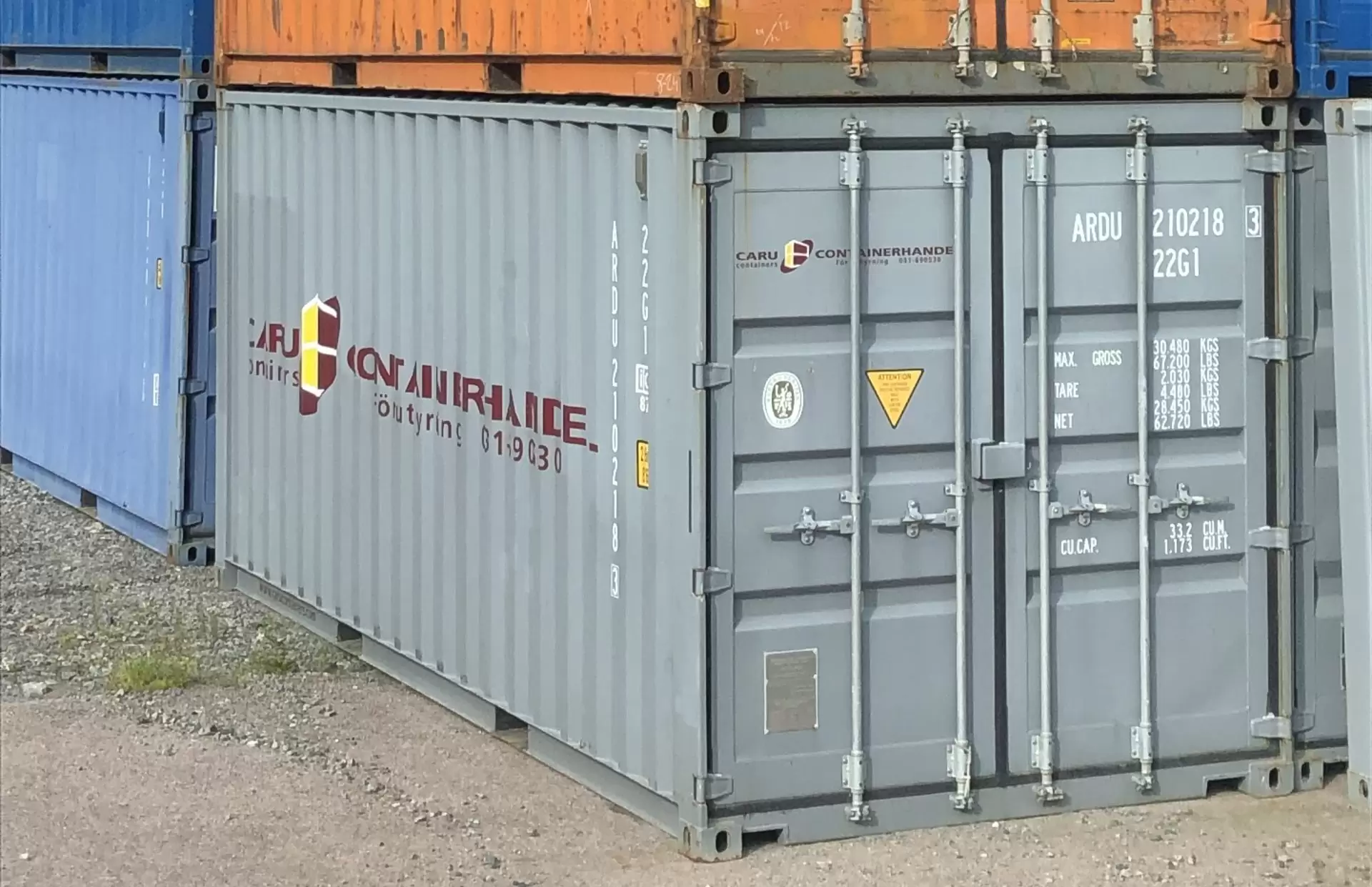 Sjöcontainer från Caru containerhandel