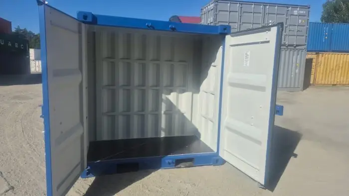 4-fots container för smidig och säker förvaring.